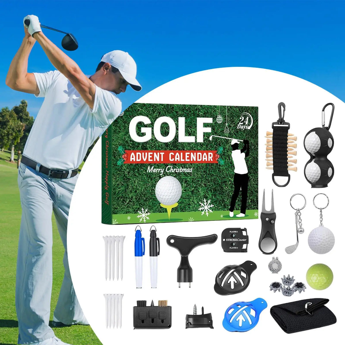Adventní kalendář - golf